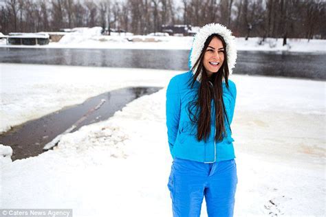 inna naked|Skinny dipper who runs naked in freezing temperatures every week.